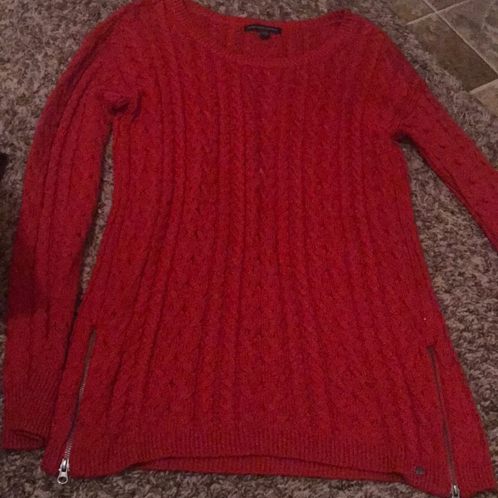 Red sweater